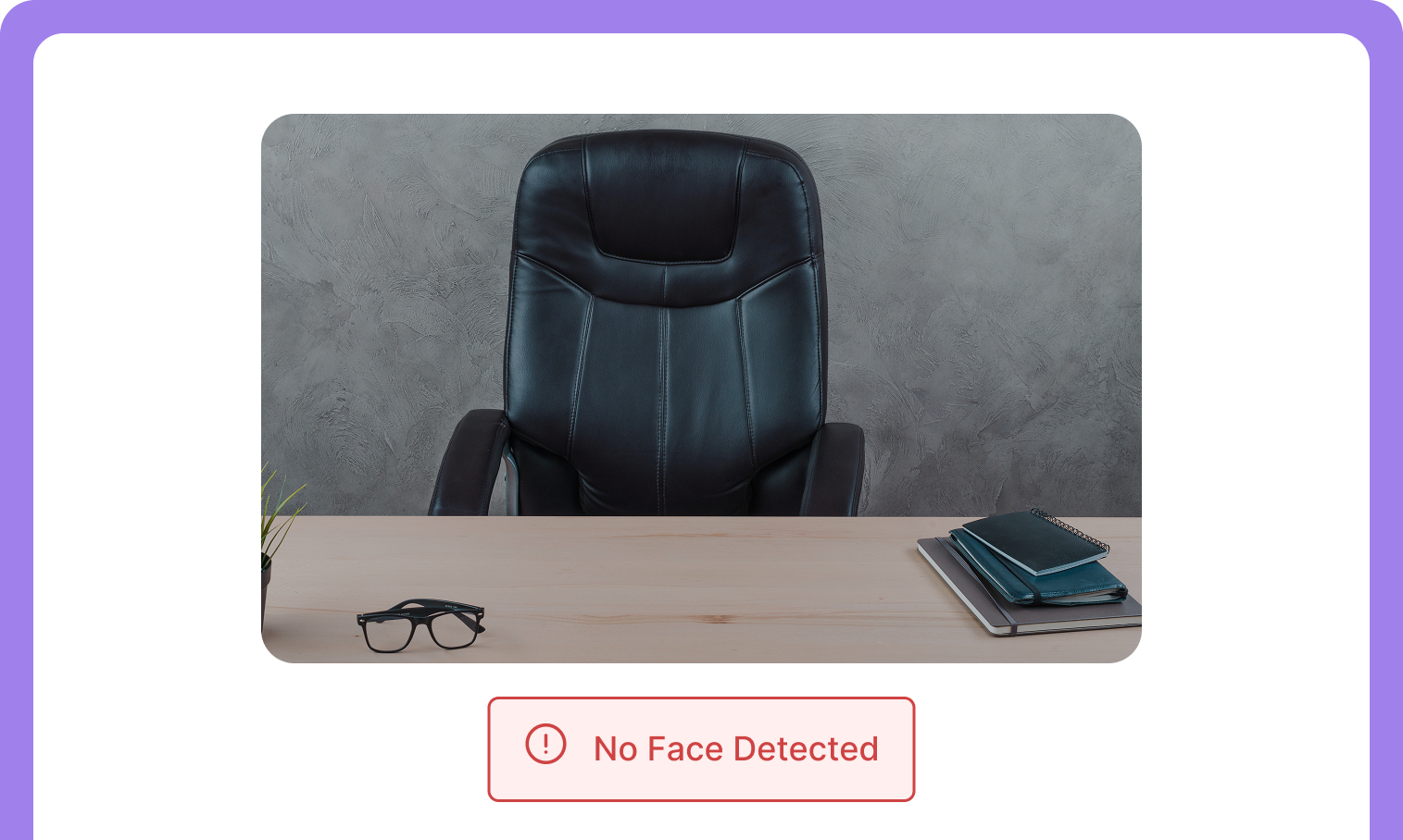 No Face Detected