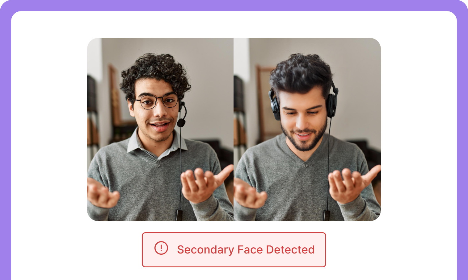 Secondary Face detected